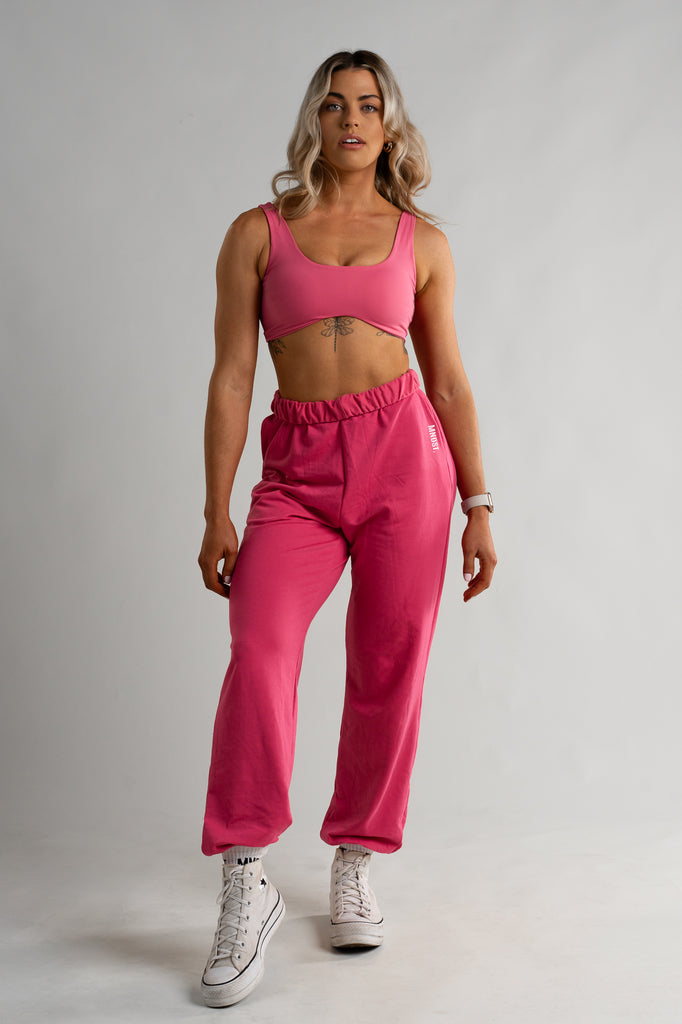 DRIP GYM PANT - HOT PINK