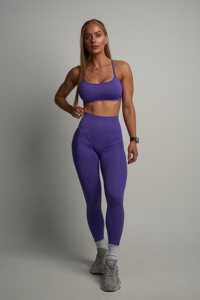 SERENE SEAMLESS LEGGINGS - ELECTRIC PURPLE